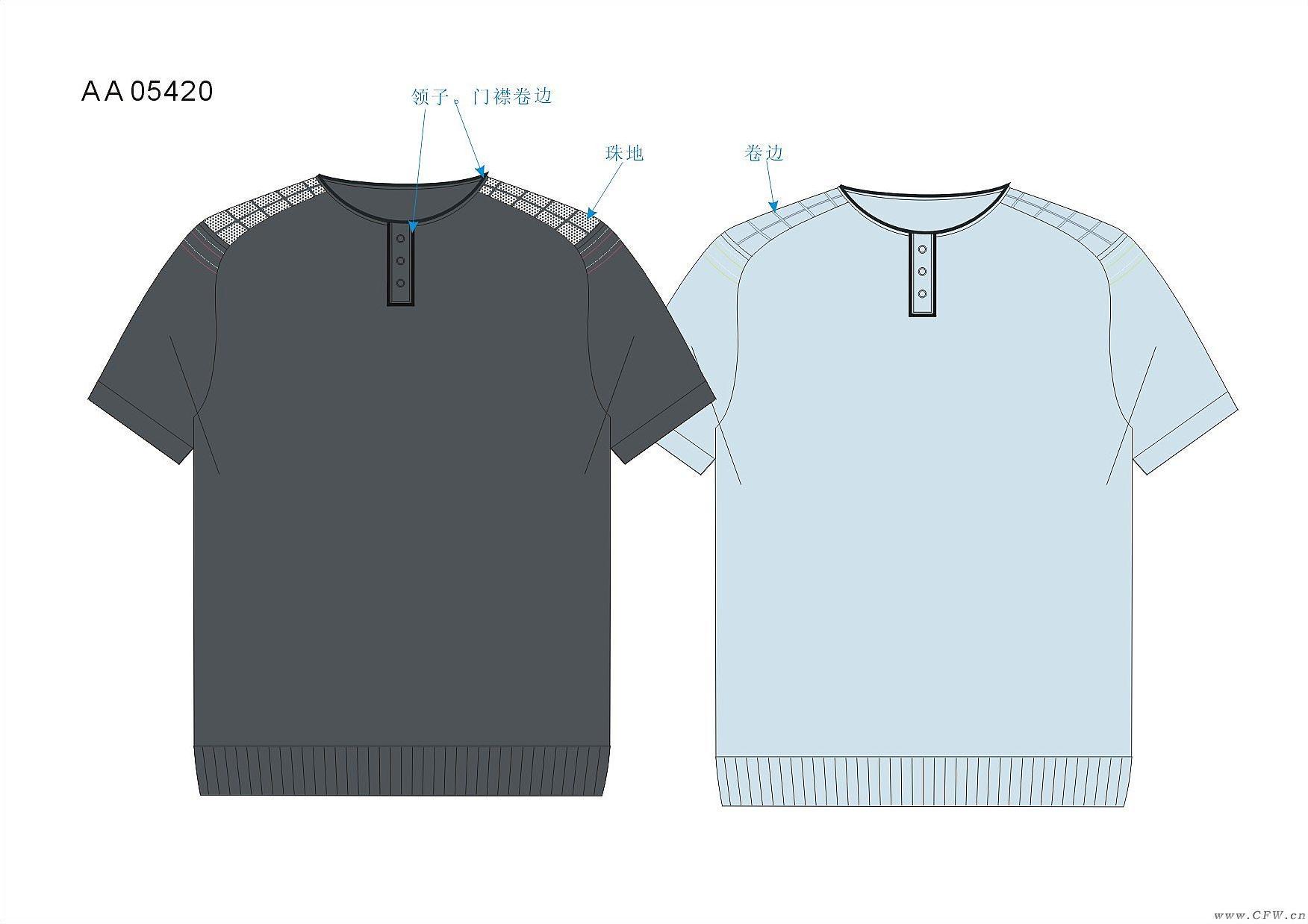 夏日風尚 男裝休閑夏裝的設計圖稿與創新解析